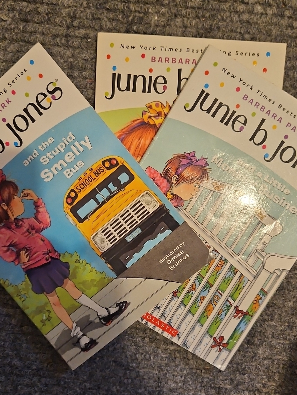 Junie B. Jones Book Lot  Of 3. Buy 1 Book Listing Get 1 Free